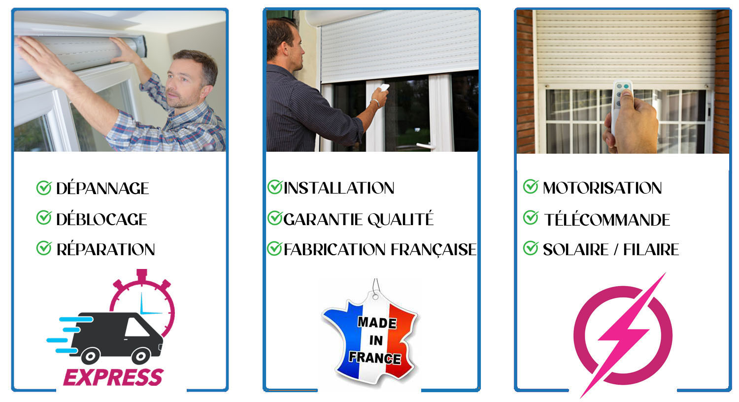 Installation Store roulant solaire Clamart