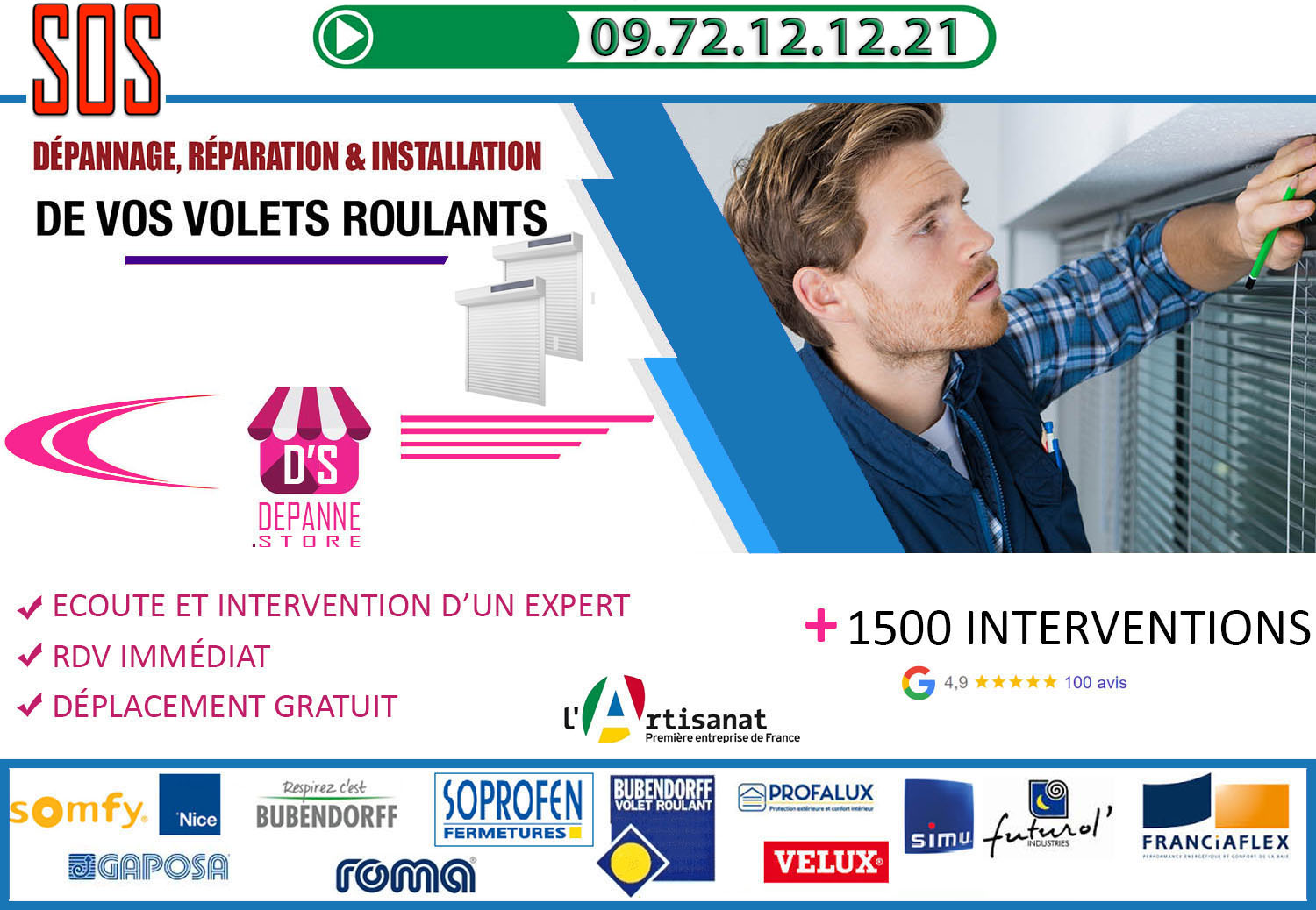 Déblocage Store Clamart
